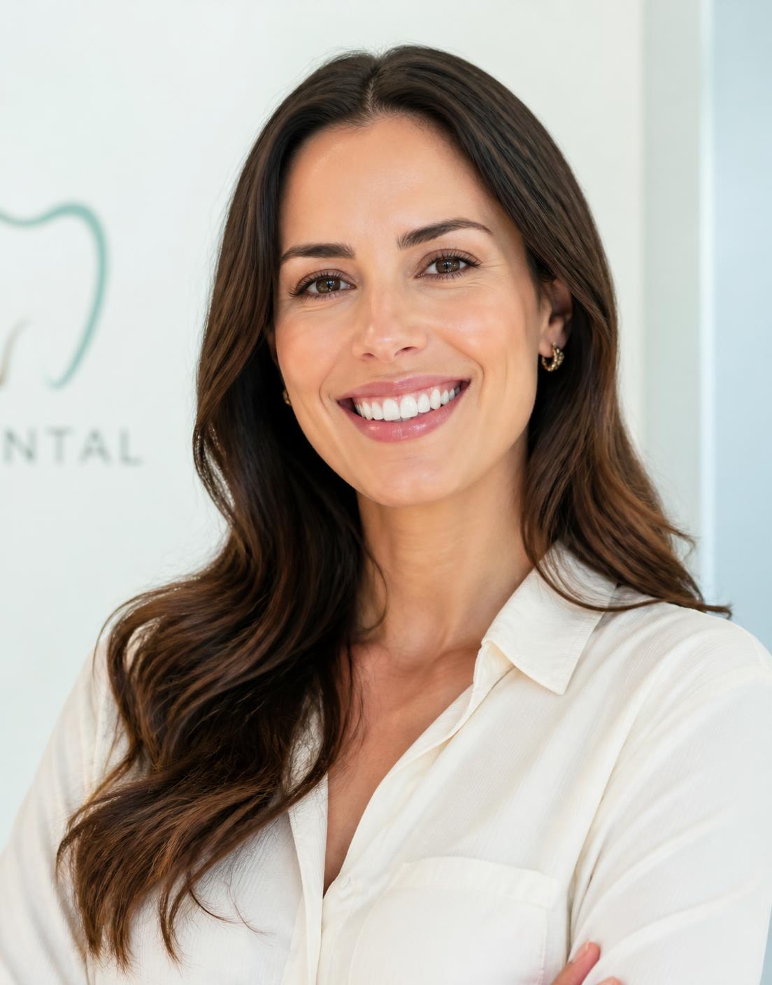Smiling patient portrait