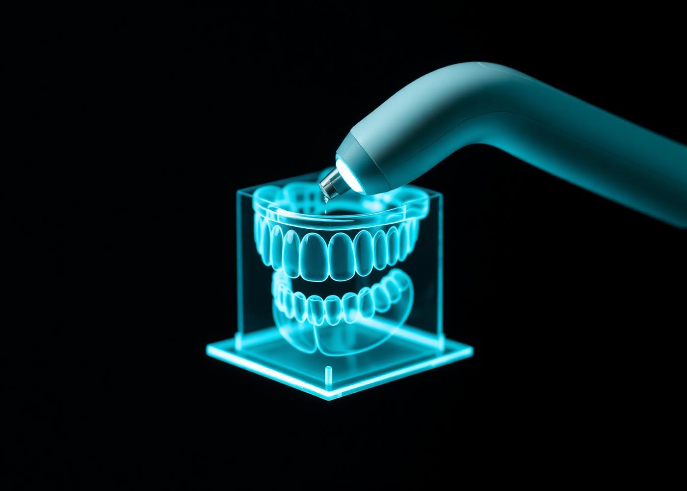 Digital 3D dental scan visualisation